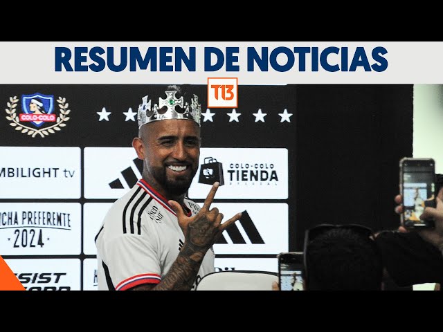 Resumen de noticias 26 de enero: Arturo Vidal podría ser titular en amistoso de este sábado