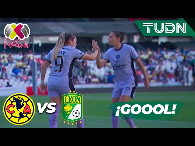 ¡Apenas 30 segundos y AMÉRICA YA GANA! | América 1-0 León | Liga Mx Femenil - CL2024 J5 | TUDN