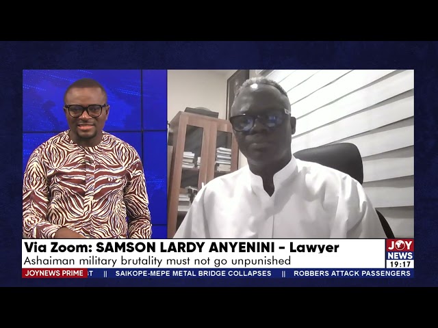 Ashaiman military brutality must not go unpunished - Samson Lardy Anyenini