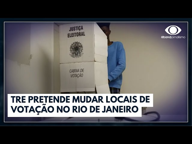 TRE mudará locais de votação no Rio de Janeiro | Jornal da Band