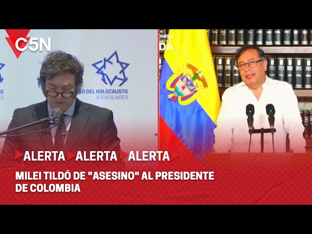 MILEI tildó de "ASESINO" al PRESIDENTE de COLOMBIA y desató un ESCÁNDALO INTERNACIONAL