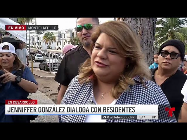 Jenniffer González hace campaña en Monte Hatillo