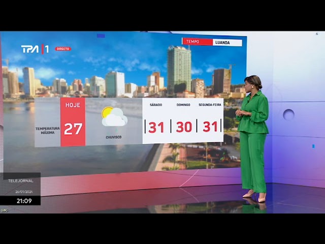 O Tempo em Angola 27.01.2024