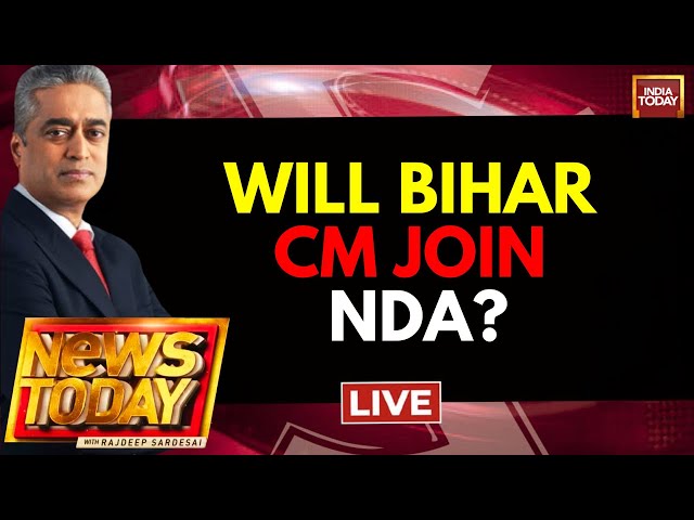 Rajdeep Sardesai LIVE: Suspense Over Nitish Kumar's Move Continues, Will Bihar CM Join NDA?