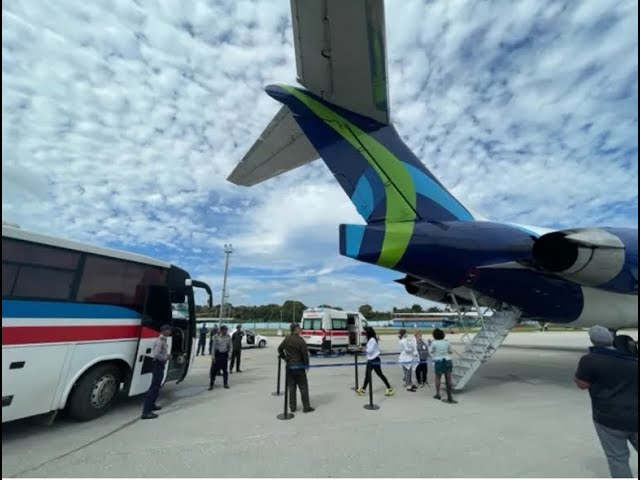 Llega a La Habana primer vuelo de cubanos deportados desde EEUU en 2024