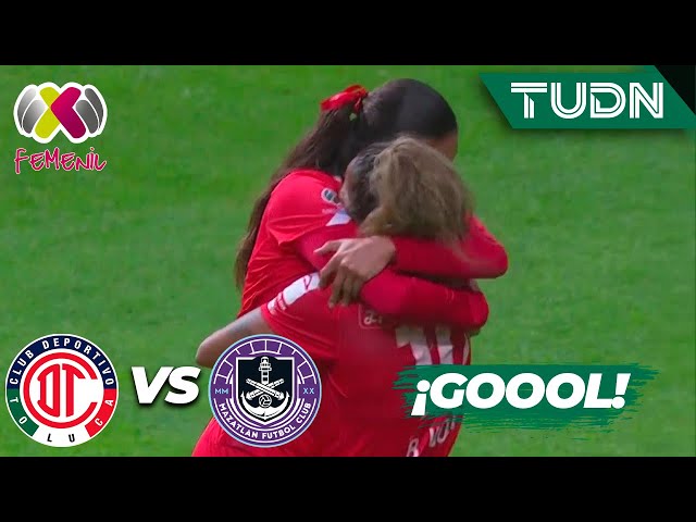 ¡NO DEJAN DE CAER LOS GOLES!  | Toluca 6-0 Mazatlán | Liga Mx Femenil - CL2024 J5 | TUDN