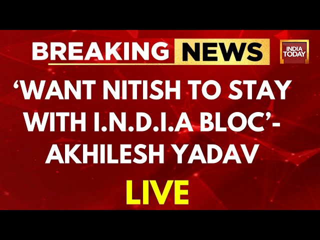 Nitish Kumar News LIVE: Akhilesh Yadav Exclusive On Nitish Kumar Joining BJP | Bihar Politics LIVE