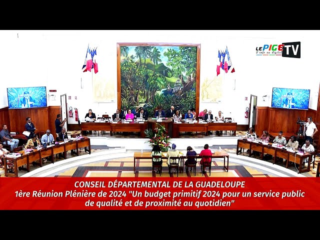 CONSEIL DÉPARTEMENTAL 1ère Réunion Plénière 2024