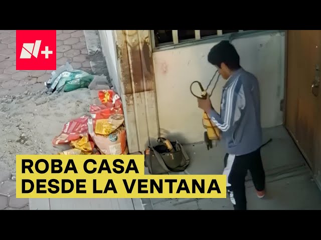 Roban casa de Puebla por no cerrar la ventana - N+