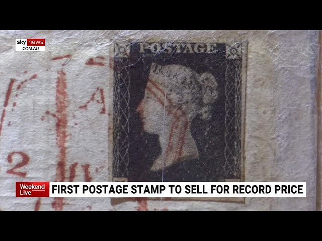 First postage stamp to sell for millions of dollars