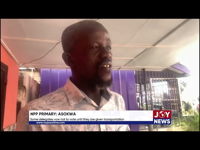 NPP: Some delegates at the Asokwa constituency vow not to vote until they are given transportation