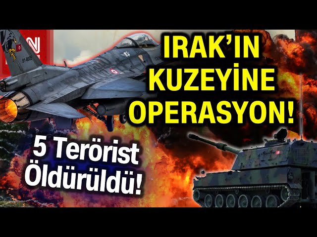 MSB'den Kritik Açıklama! Irak'ın Kuzeyinde 5 Terörist Etkisiz Hale Getirildi... #Haber