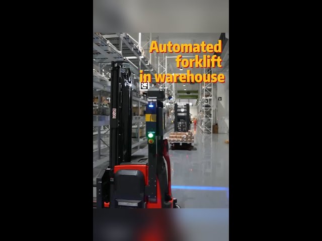 What can a smart forklift do