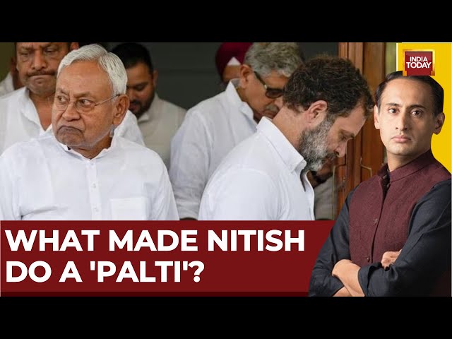 Rahul Kanwal LIVE: Will Nitish Kumar's Exit Hurt INDIA Alliance? | Political Stock Exchange | B