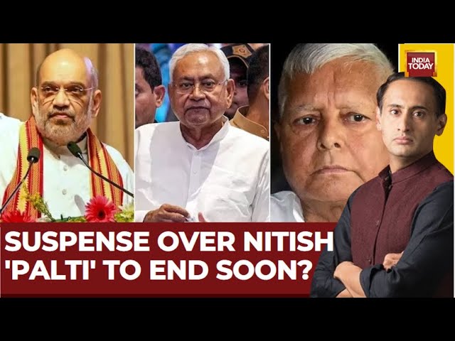 Rahul Kanwal LIVE: Suspense Over Nitish Kumar's Next Move To End Soon? | Nitish Kumar News LIVE