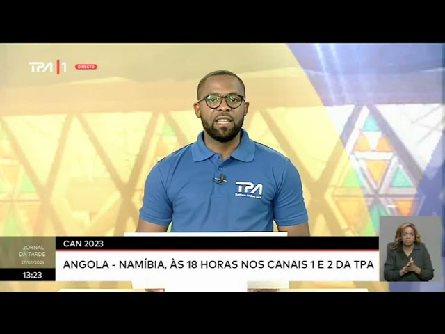 CAN 2023: Angola - Namíbia, às 18 horas nos canais 1 e 2 da TPA