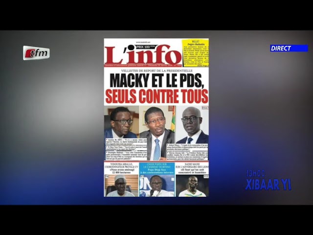 Revue de presse du 27 Janvier 2024 avec Serigne Saliou Seck