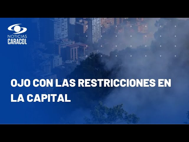 Ante incendios en Bogotá, más de 40 parques fueron cerrados de manera temporal