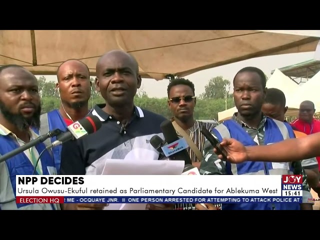 ⁣NPP decides: Ursula Owusu - Ekuful retained as parliamentary candidate for Ablekuma West #ElectionHQ