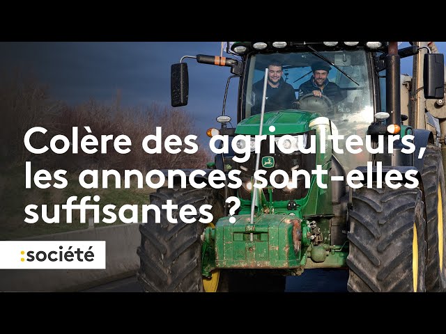 Colère des agriculteurs : les annonces sont-elles suffisantes ?