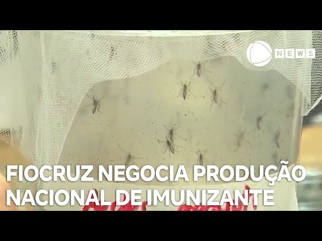 Fiocruz negocia produção nacional imunizante