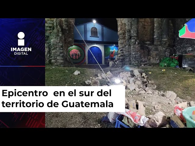 Sismo de magnitud 6.0 sacude Guatemala y deja 3 heridos; se percibe en Chiapas