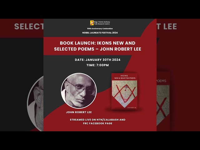 Book Launch: Ikons New and Selected Poems - John Robert Lee