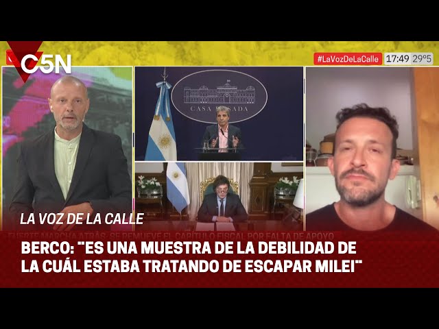 RETROCESO del GOBIERNO con el PAQUETE FISCAL: el análisis de ALEJANDRO BERCOVICH