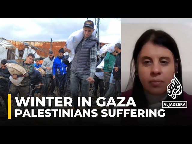 Winter brings more suffering for Palestinians in Gaza: Aid group coordinator