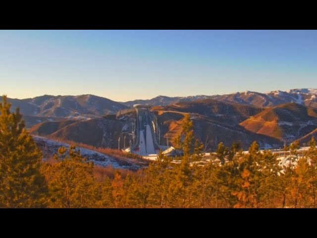 Live: Explore charming view of Winter Olympic park of Chongli