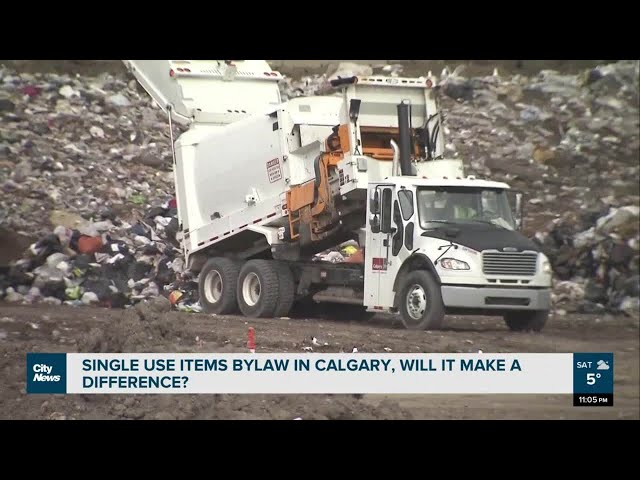 Single use items bylaw in Calgary; will it make a difference?