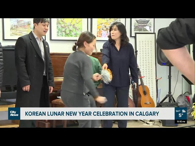 Korean Lunar New Year celebration in Calgary