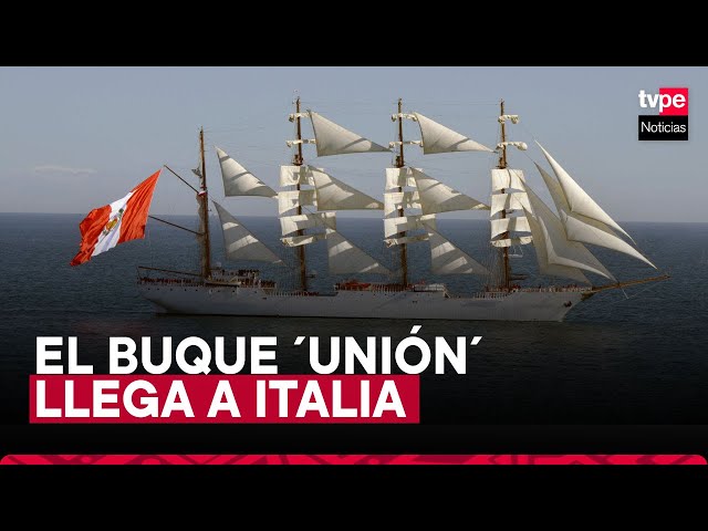 Buque de la armada Peruana "Unión" visita Italia