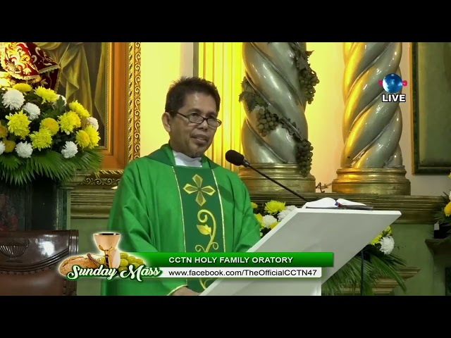 11:00 AM | LIVE SUNDAY MASS | January 28, 2024  |  Rev. Fr.  Jose Adonis Niñal Aquino (Dondon)