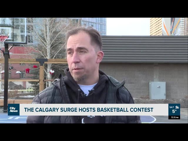 The Calgary Surge hosts basketball contest