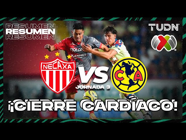 RESUMEN | Necaxa vs América | Liga Mx - CL2024 J3 | TUDN