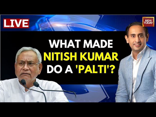 Rahul Kanwal LIVE: Will Nitish Kumar's Exit Hurt INDIA Alliance?| Nitish Kumar News LIVE| Bihar