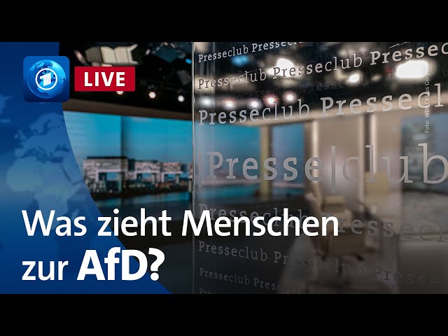 Im Umfragehoch trotz Massendemos: Was zieht Menschen zur AfD? | ARD-Presseclub