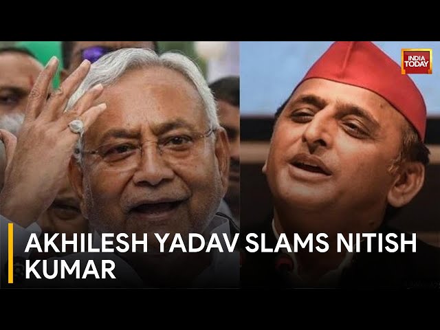 Akhilesh Yadav Criticises Nitish Kumar, Alleged Betrayal Bihar Political Crisis