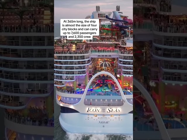 Watch the world’s largest cruise ship set sail from Miami