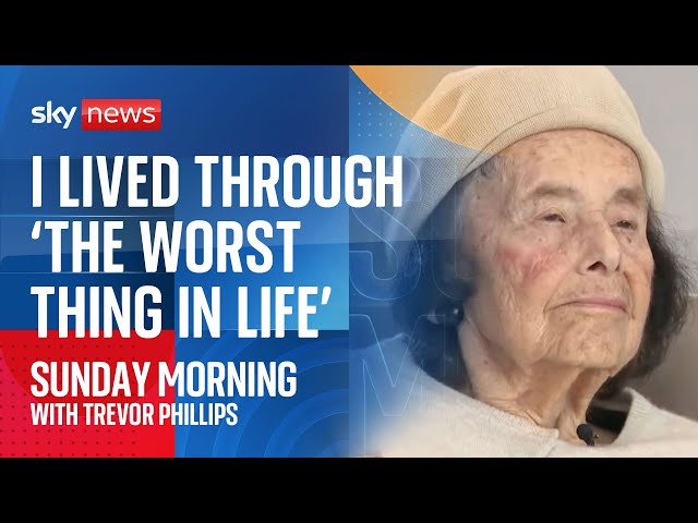 Holocaust survivor, 100, says she lived through 'the worst thing in life'