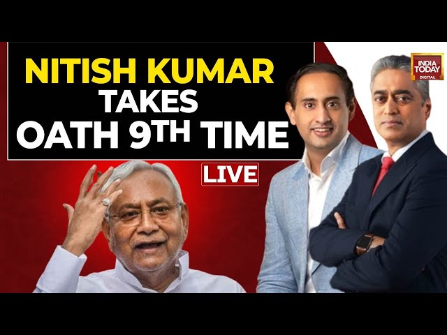 Nitish Kumar To Take Oath LIVE: Nitish Kumar Resigns As Bihar CM LIVE | Rajdeep Sardesai LIVE |Bihar