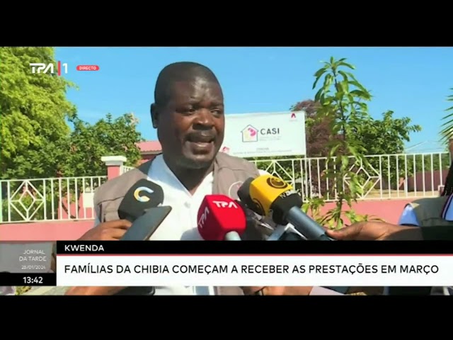 Kwenda- Famílias da Chibia começam a receber as prestações