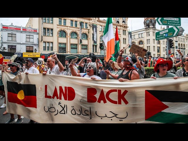 ‘Invasion Day’ protests were joined by Palestinian flags in 2024