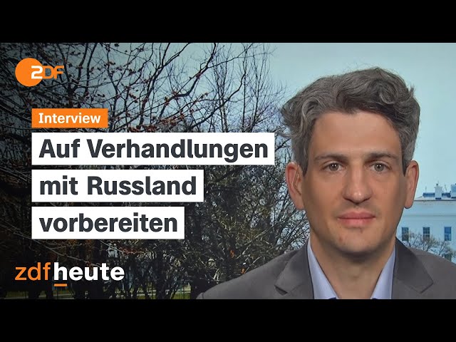 US-Politikberater: Russland-Ukraine-Krieg nicht militärisch zu gewinnen | ZDFheute Live