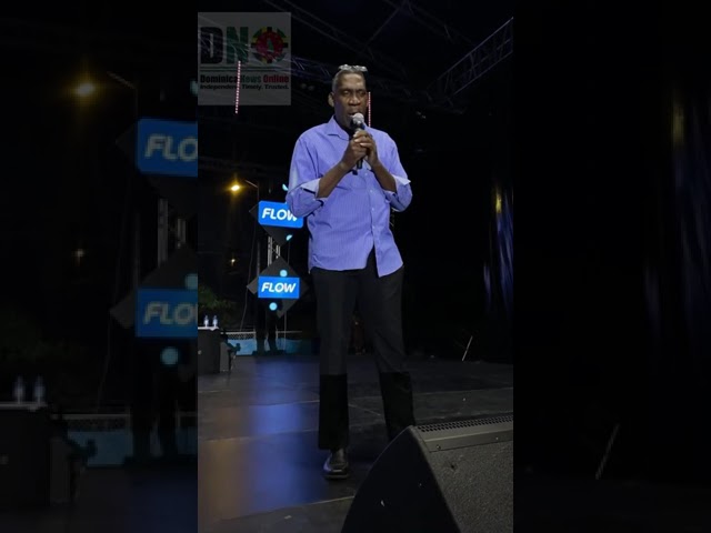 Franklyn Moses performs  comedy at Calypso Semi Finals 2024