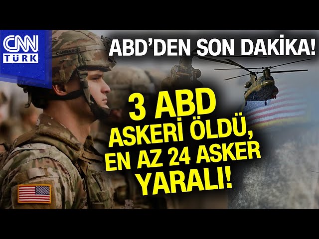 SON DAKİKA!  |  ABD Askeri Ortadoğu'da İlk kez Düşman Ateşiyle Öldürüldü! #Haber