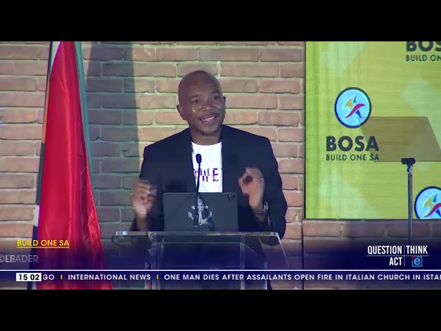 Build One SA | Maimane's BOSA has a blueprint for job creation