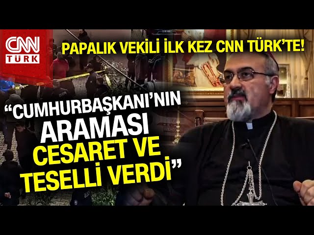 SON DAKİKA!  | Sarıyer Kilise Saldırısı Sonrası Papalık Vekili Palinuro İlk Kez CNN Türk'te! #H