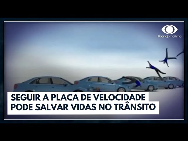 Respeitar a velocidade da via pode salvar vidas | Jornal da Band